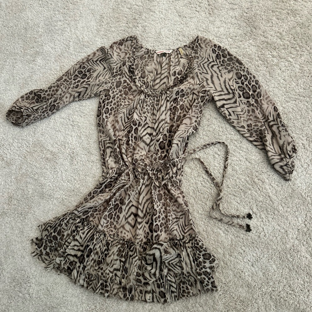 Rebecca Taylor Animal Print Women's Dress